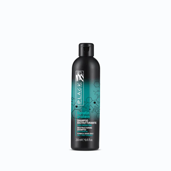 Black Professional Line Keratin Protein Restructuring Shampoo 250ml