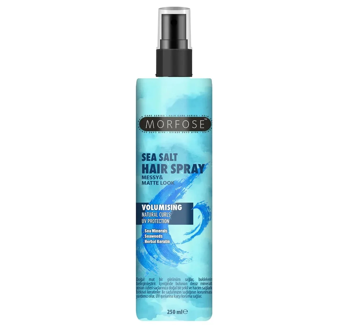 Morfose Sea Salt Hair Spray – Beachy Waves with Volume & Care, 250ml