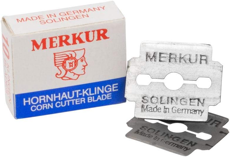 Merkur Corn Blades – 100 pcs Professional Pedicure Blades
