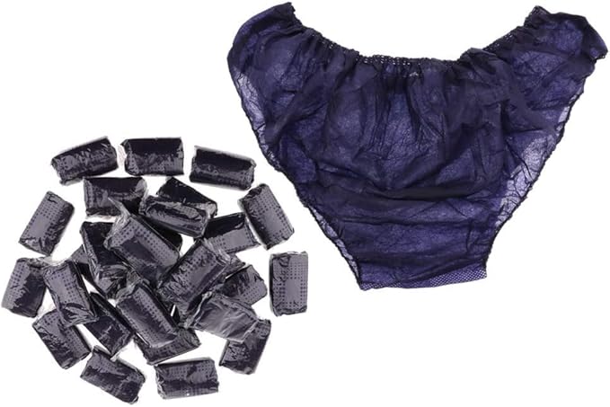 Globalstar Blue Disposable Underwear – 50 Pack for Travel, Spa, and Everyday Use