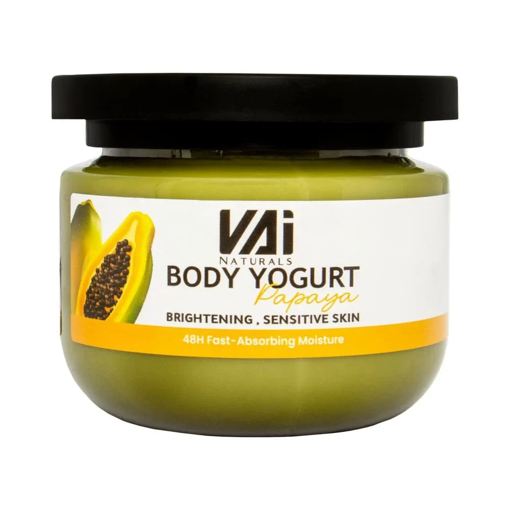 VAI Naturals Papaya Body Yogurt 280ml – Deeply Moisturizing & Lightweight Hydration