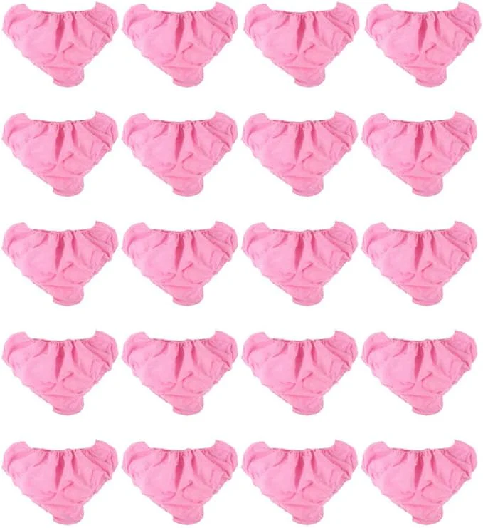 Globalstar Pink Disposable Underwear – 50 Pack for Spa, Travel, and Everyday Use