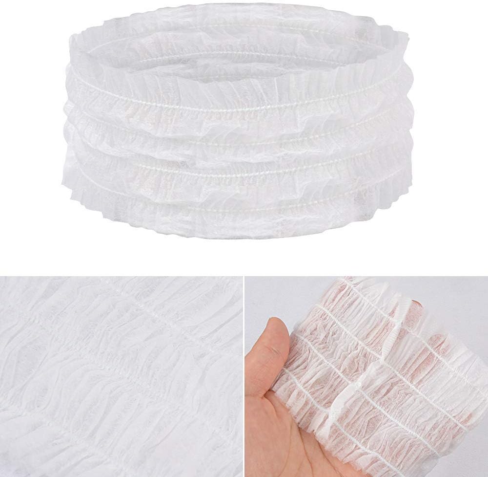 Globalstar 100-Pack Disposable Spa Headbands – Non-Woven Stretch Fit