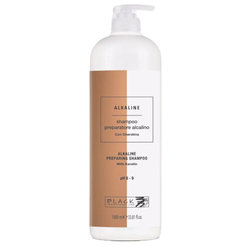 Black Professional Line Alkaline Preparing Shampoo With Keratin pH 8-9 1000ml