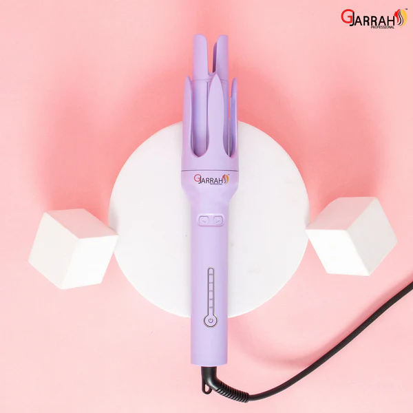 Gjarrah Professional Ceramic Hair Curler – Dual Voltage Curling Wand for Perfect Curls & Waves