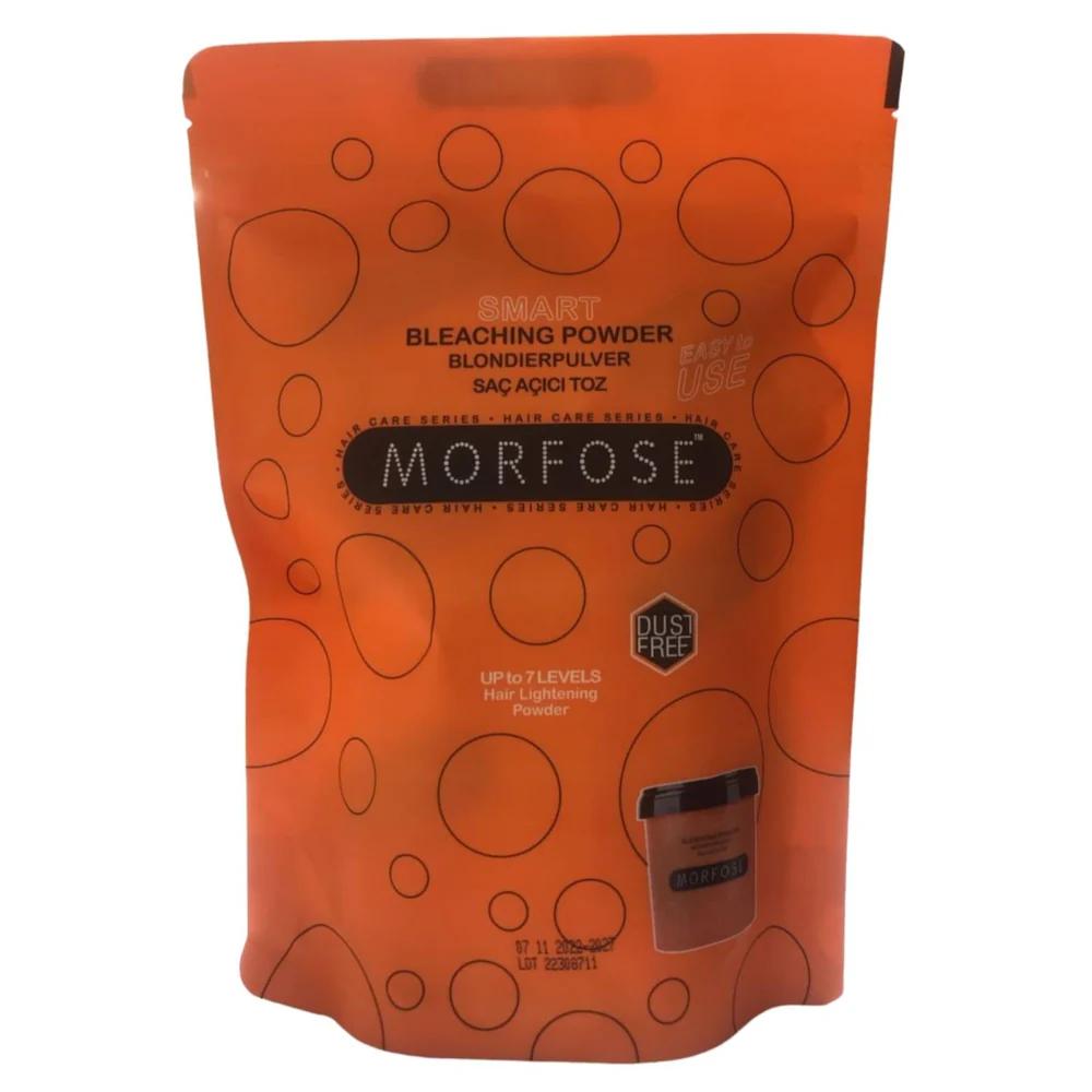 Morfose 500ml White Bleaching Powder Sachet – Safe, Effective Hair Lightening for All Hair Types
