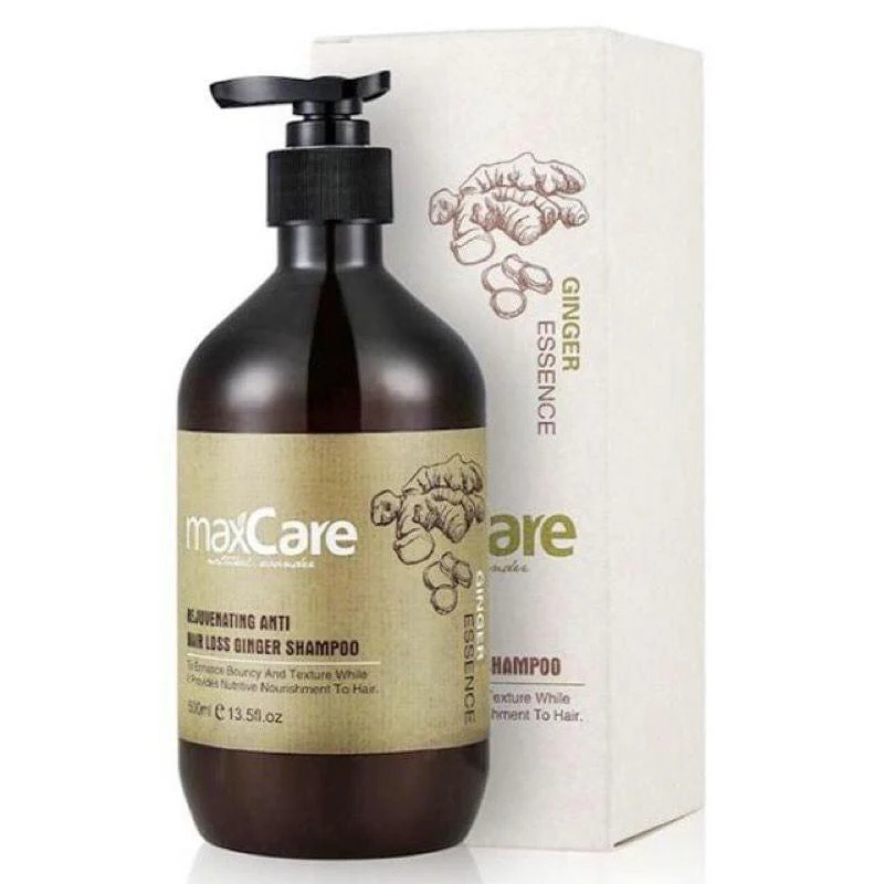 MaxCare Ginger Power – 500ml Anti Hair Loss Rejuvenating Shampoo