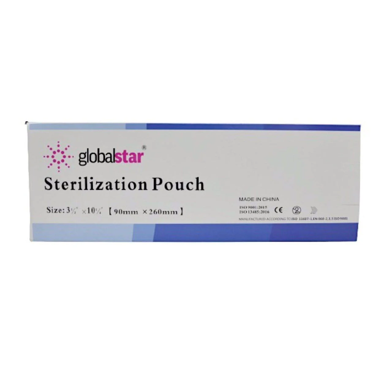 Globalstar Medical Self Sealing Sterilization Pouch 3.5×10” 100pcs