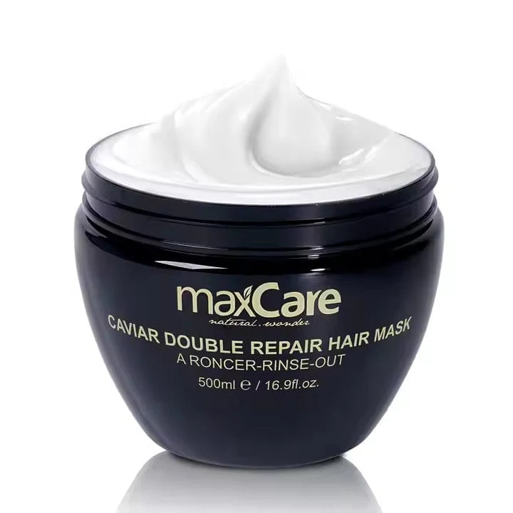 Maxcare Collagen Keratin & Caviar Hair Treatment – 500ml Intensive Repair Mask