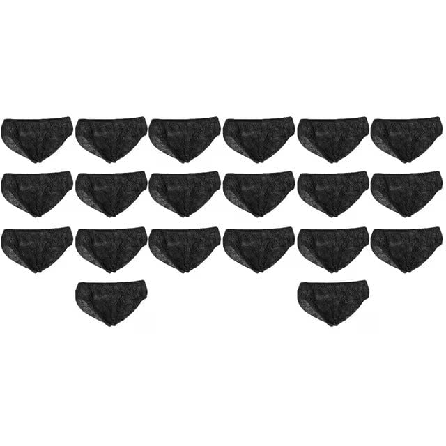 Globalstar Black Disposable Underwear – Pack of 50pcs for Travel, Spa, and Everyday Use