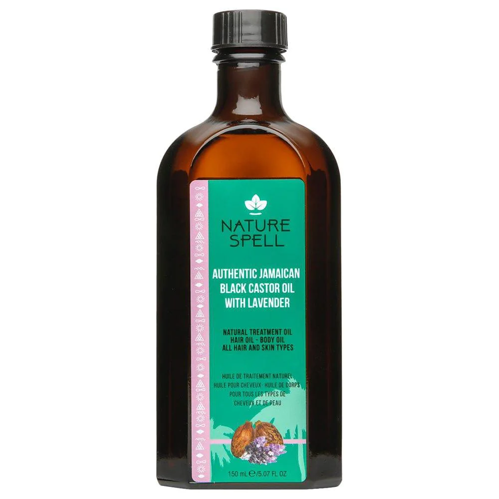 Nature Spell Authentic Jamaican Black Castor Oil With Lavender For Hair & Skin 150ml