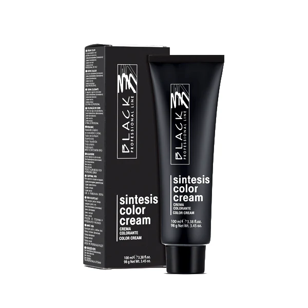 Black Professional Line Sintesis 5.00 Intense Light Brown Hair Color Cream – 100ml