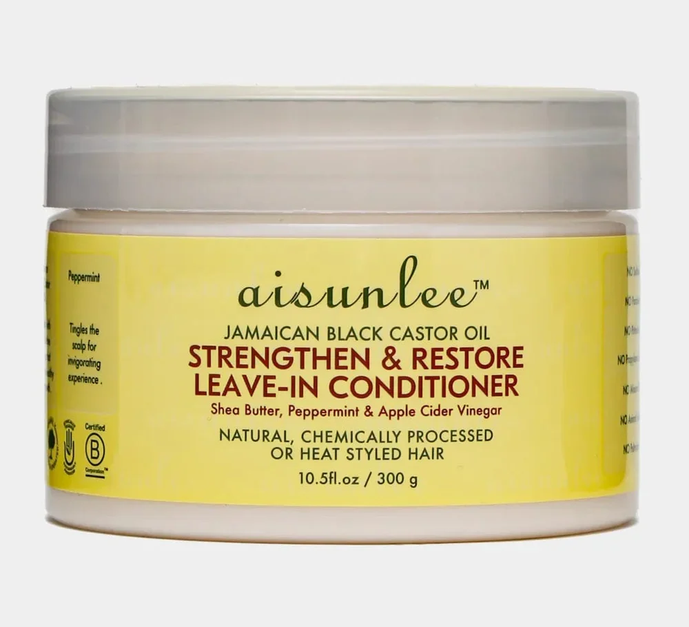 Aisunlee Jamaican Black Castor Oil Leave-In Conditioner (300g) – Nourish, Protect, and Revive