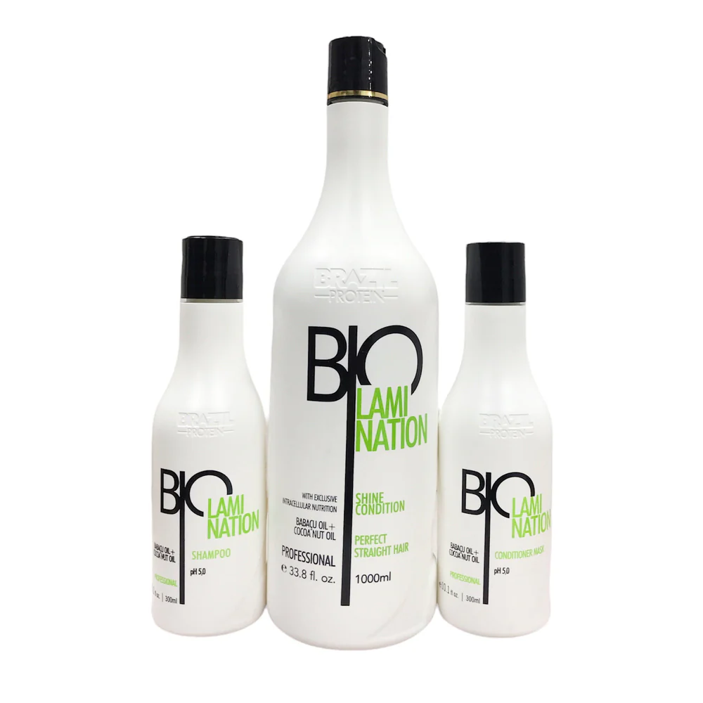Brazil Protein Bio Lamination Protein Treatment Set 1×3 1000ml + 300ml x 2