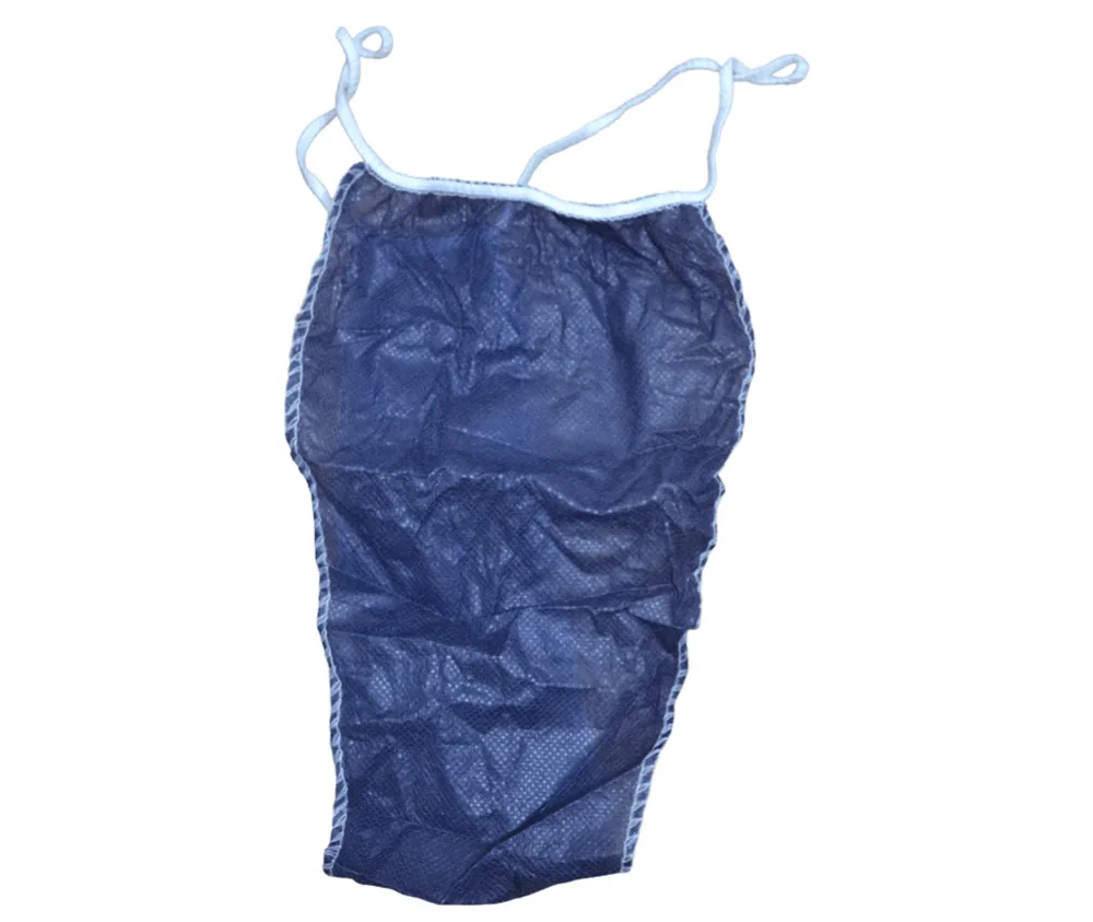 Globalstar 50-Pack Women’s Disposable Blue Thong Liners – Versatile Underwear for Spa, Maternity & Travel Needs