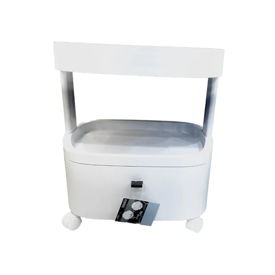 Globalstar Small Rolling Trolley with Drawer – Perfect for Salon and Multiuse Storage