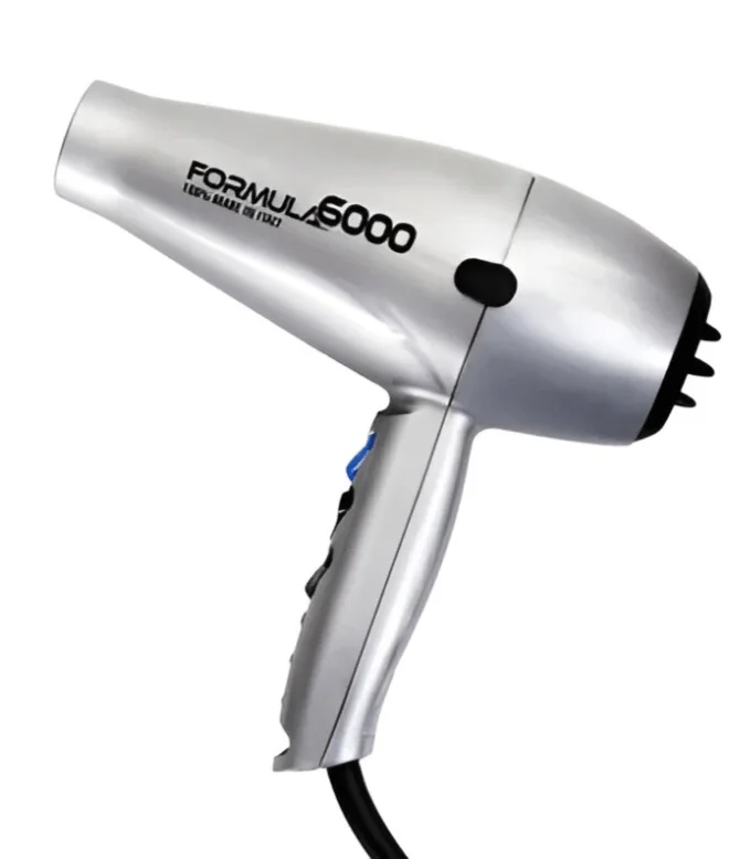Tecno Dry Formula 6000 Hair Dryer – 2500W Grey Professional Hair Dryer for Salon-Quality Styling