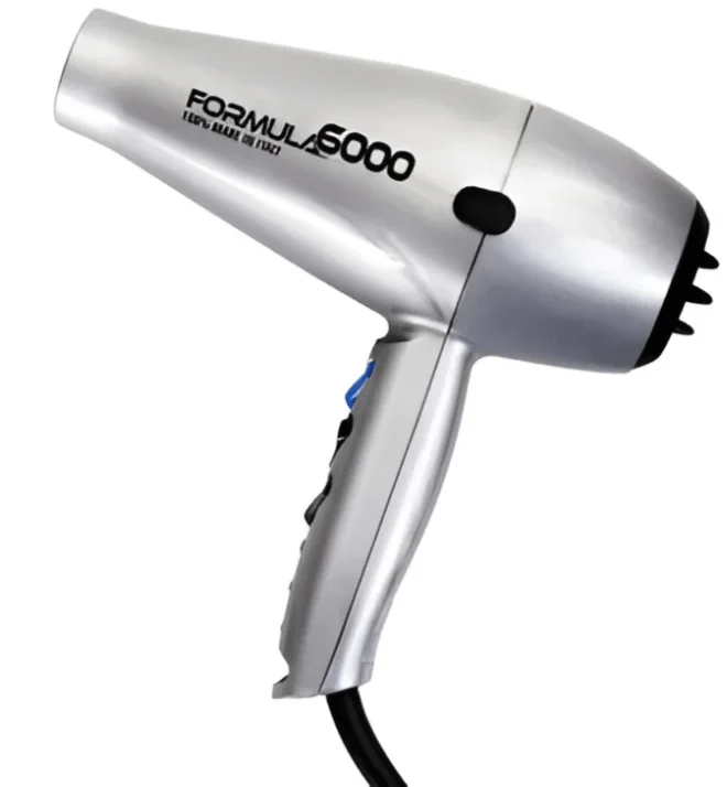 Tecno Dry Formula 6000 Hair Dryer – 2500W Grey Professional Hair Dryer for Salon-Quality Styling