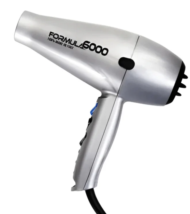 Tecno Dry Formula 6000 Hair Dryer – 2500W Grey Professional Hair Dryer for Salon-Quality Styling