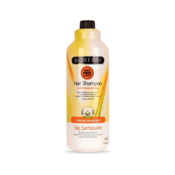 Morfose Herbal Hair Shampoo 1000ml – Salt-Free, Keratin & Wheat Protein Formula