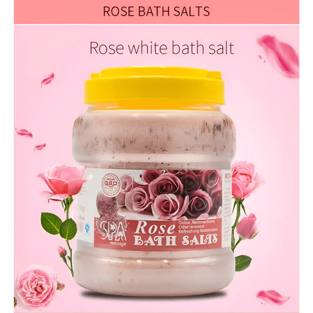 Dr. Meinaier Rose Bath Salts 3kg – Reduce Spider Veins, Wrinkles, and Dark Spots